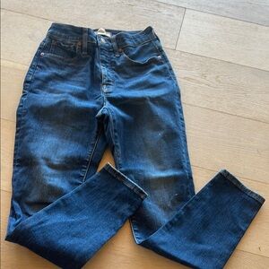Madewell Blue Skinny Jeans Classic Style